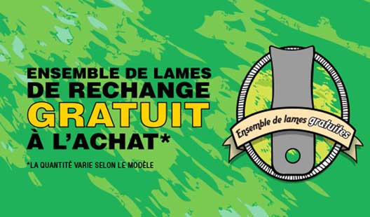 Promo lames gratuites Baumalight French