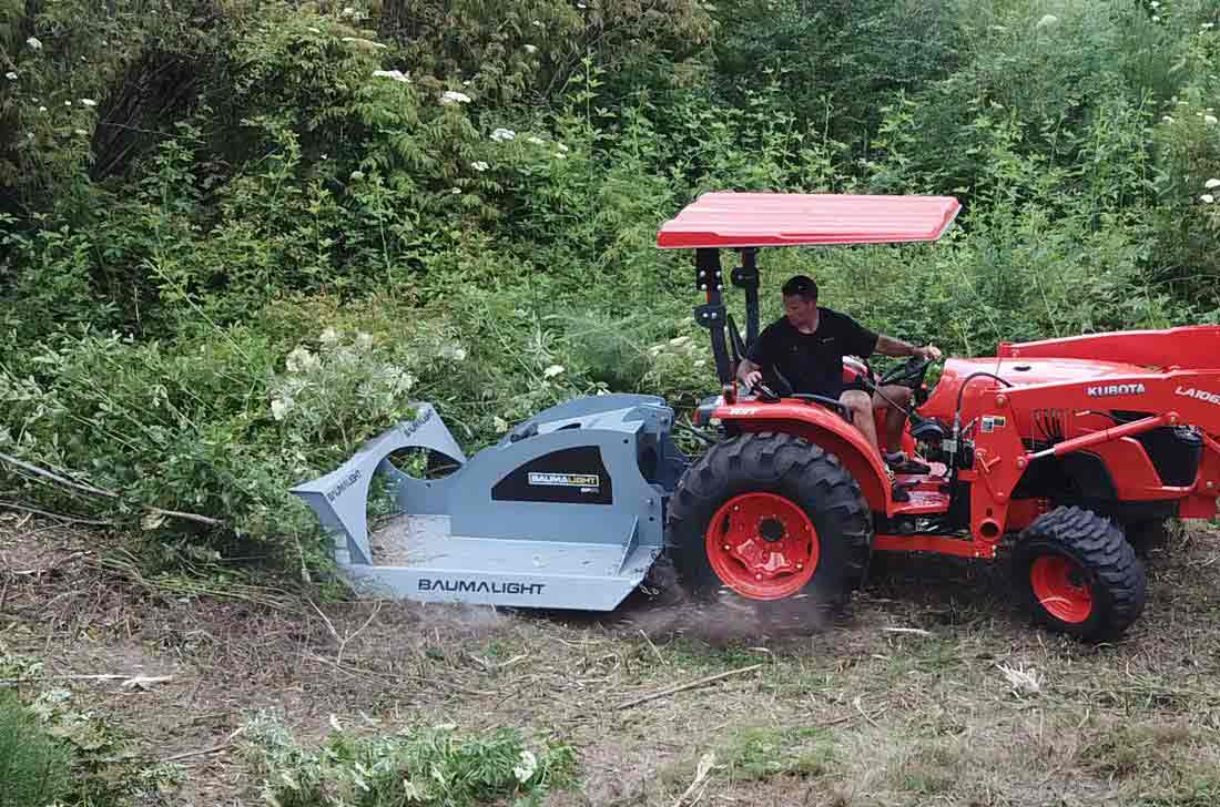 CP572 tractor mount rotary brush cutter