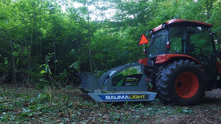 baumalight tractor mounted brushcutt