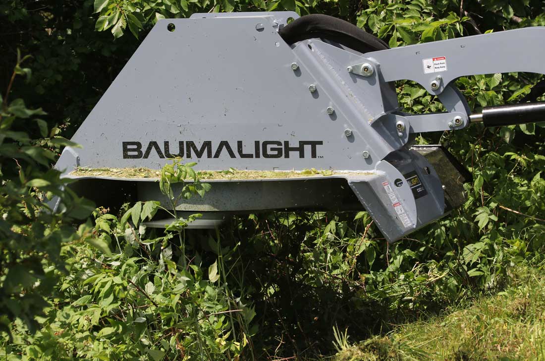 CXC542 Baumalight excavator brush cutt action