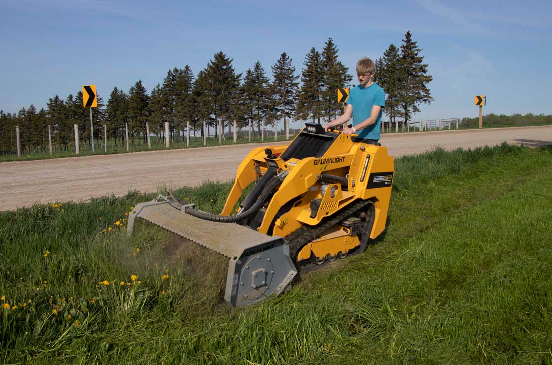 Baumalight TRL620D with flail mower attachment