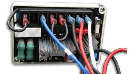 Baumalight automatic voltage regulator for pto generator