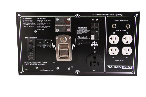 Baumalight QC45 generator panel