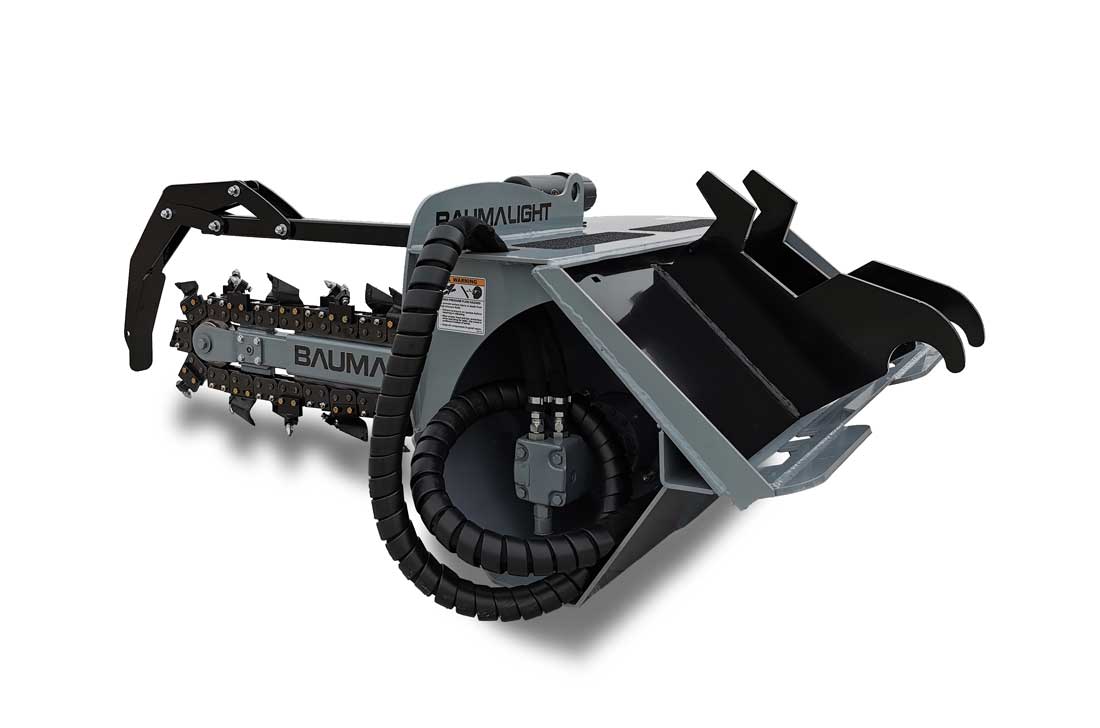 Excavator Adapter mounted on TN336 trencher