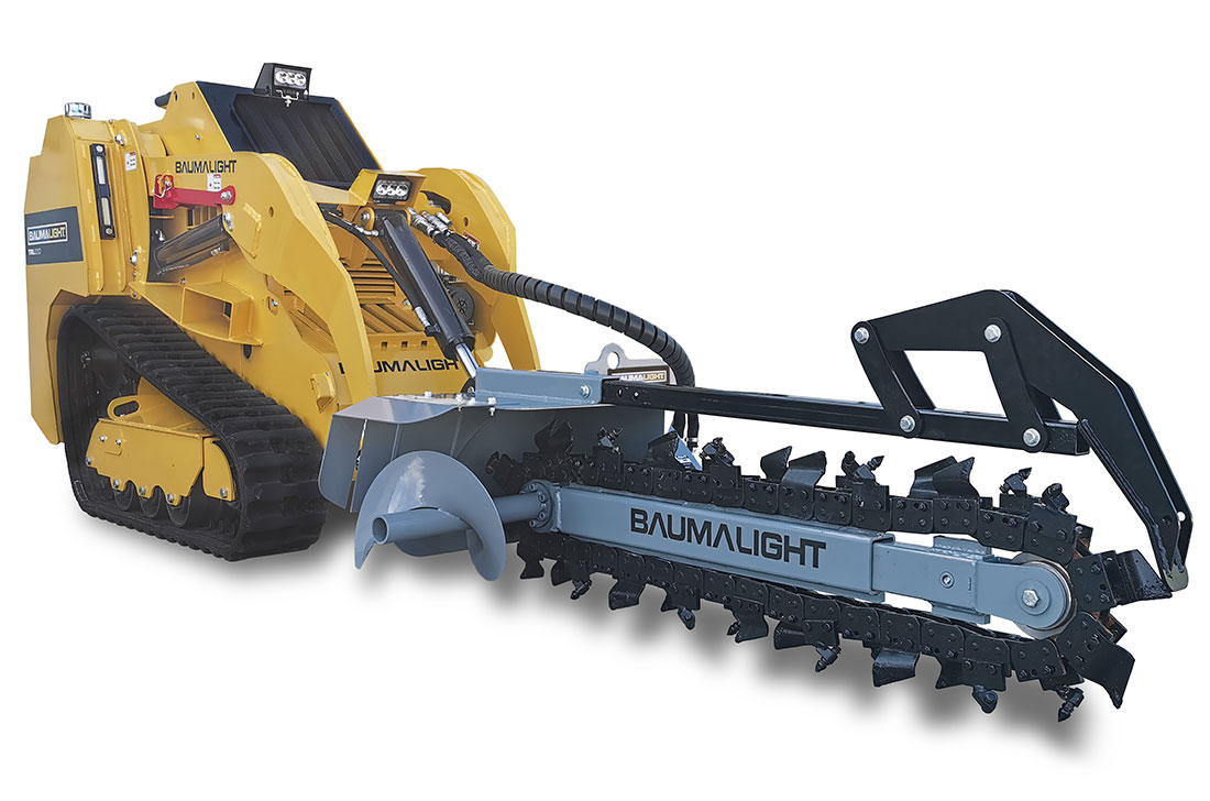 Baumalight side auger for trenchers