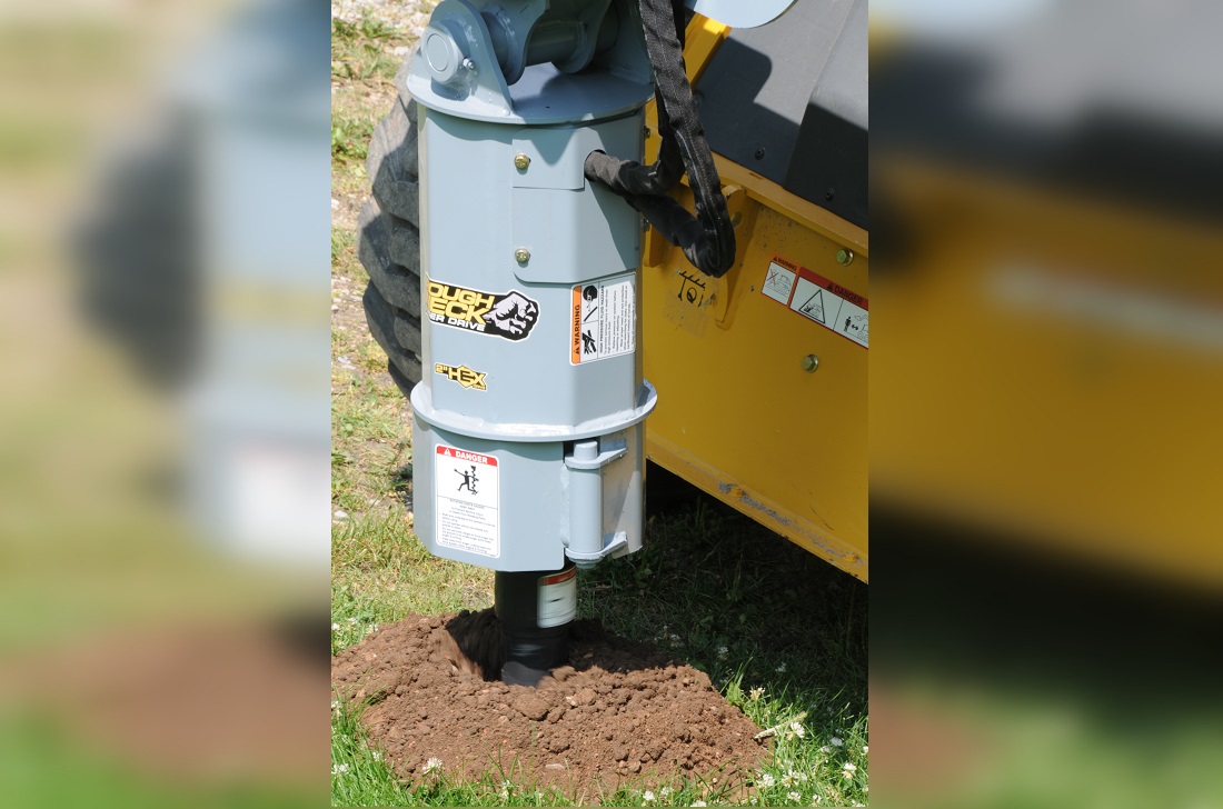 Baumalight 2 inch hex drive skidsteer auger