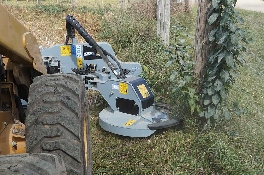 bms230 barrier mower electrical tilt actuator