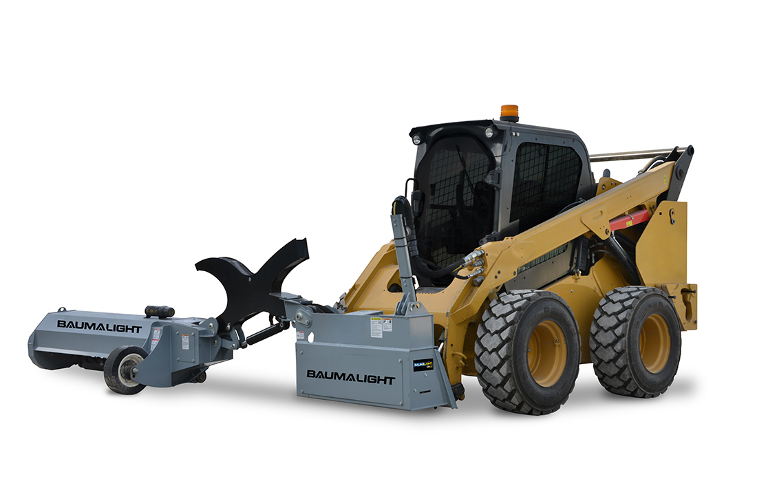 skid steer mower, skid steer mowers, boom mower