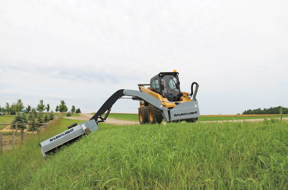 skid steer mower, skid steer mowers, boom mower