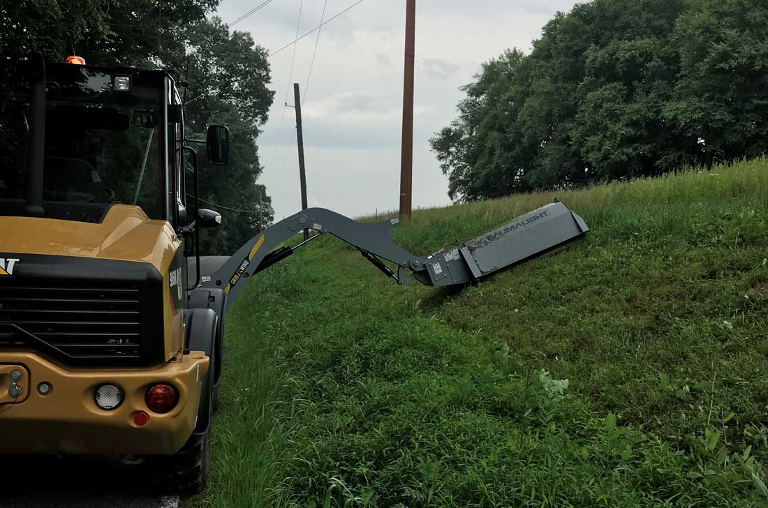 skid steer mower, skid steer mowers, boom mower