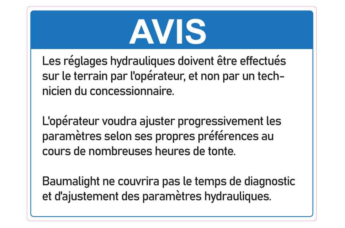 Avis sur la tondeuse à flèche Baumalight