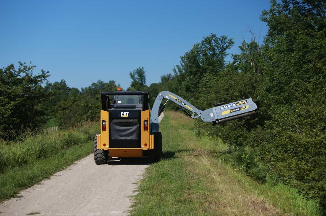 skid steer mower, skid steer mowers, boom mower