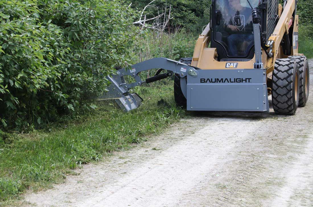 skid steer mower, skid steer mowers, boom mower