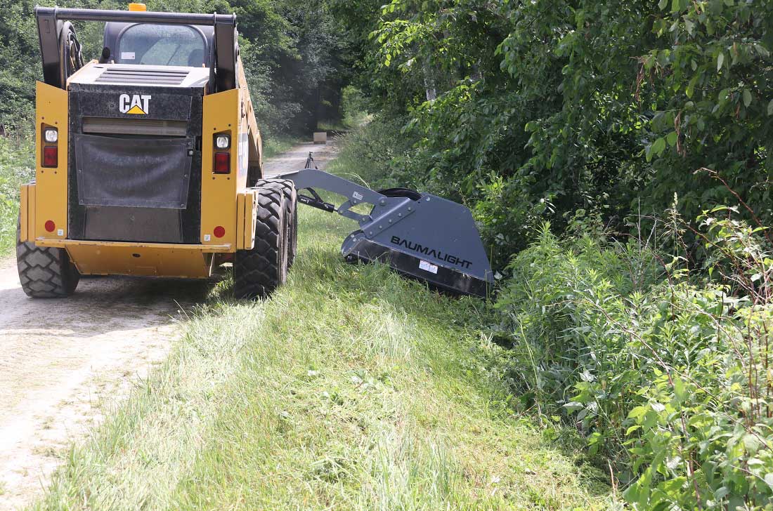 skid steer mower, skid steer mowers, boom mower