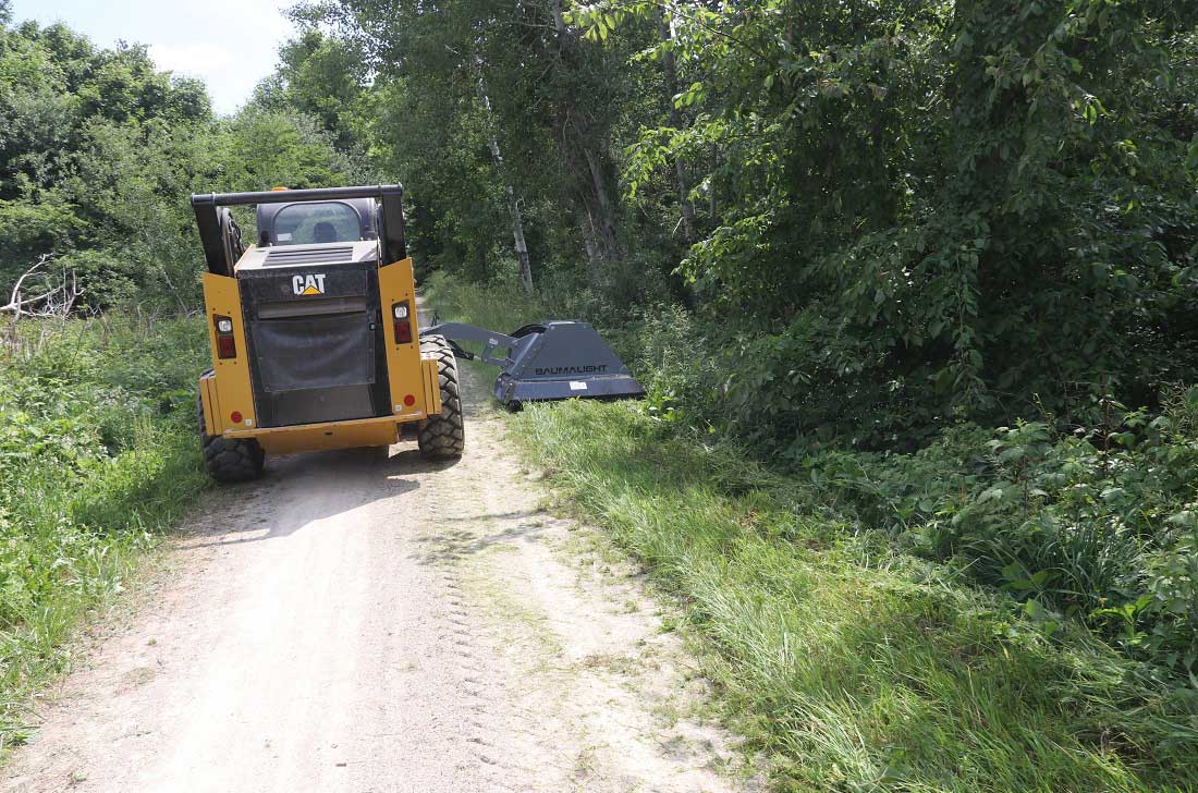 skid steer mower, skid steer mowers, boom mower