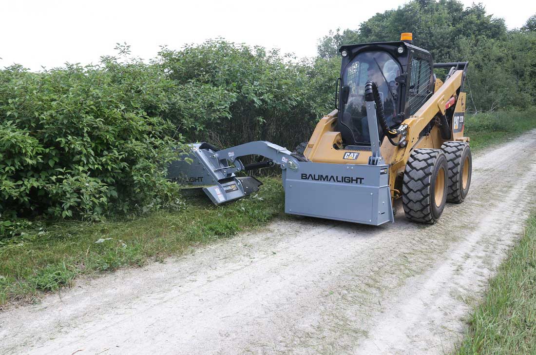 skid steer mower, skid steer mowers, boom mower