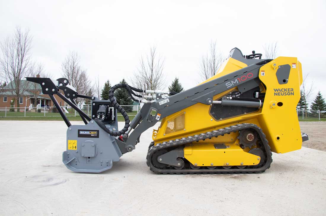 skid steer mulcher, mulcher skid steer, skid steer size chart