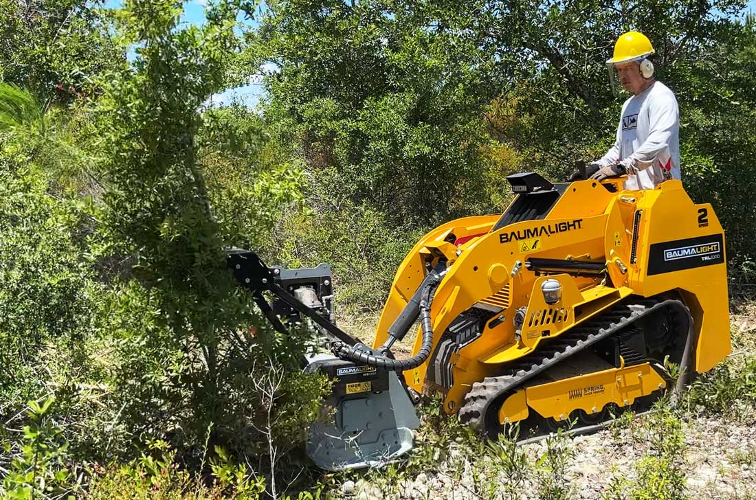 heavy duty ms530m mulcher on trl630d