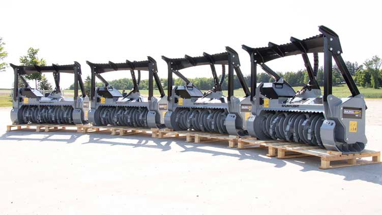 Baumalight brush mulcher MS1160 shipping ready