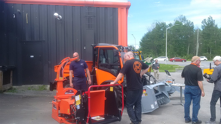 300 series brush mulcher on tractor