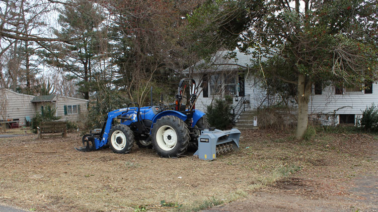 Baumalight mp360 after clearing brush