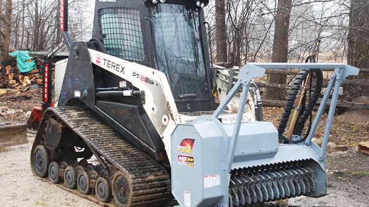 Baumalight MS548 on Terex PT80