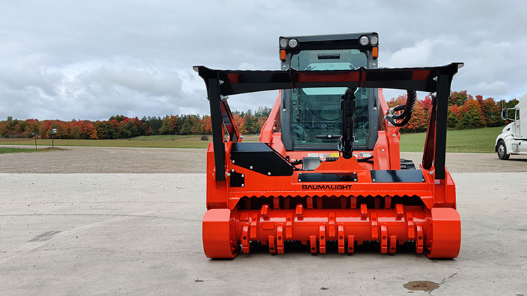 Tooth mulcher MS960 for skidsteer