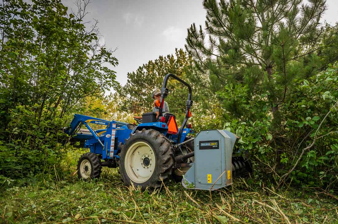 MP348 light weight masticating head mulcher