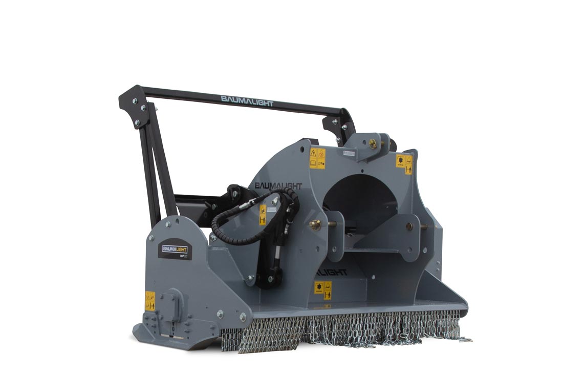 Baumalight PTO brush mulcher chain curtain