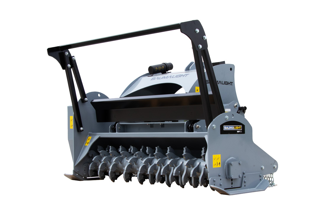 MP572 mulcher with spiral tool pattern