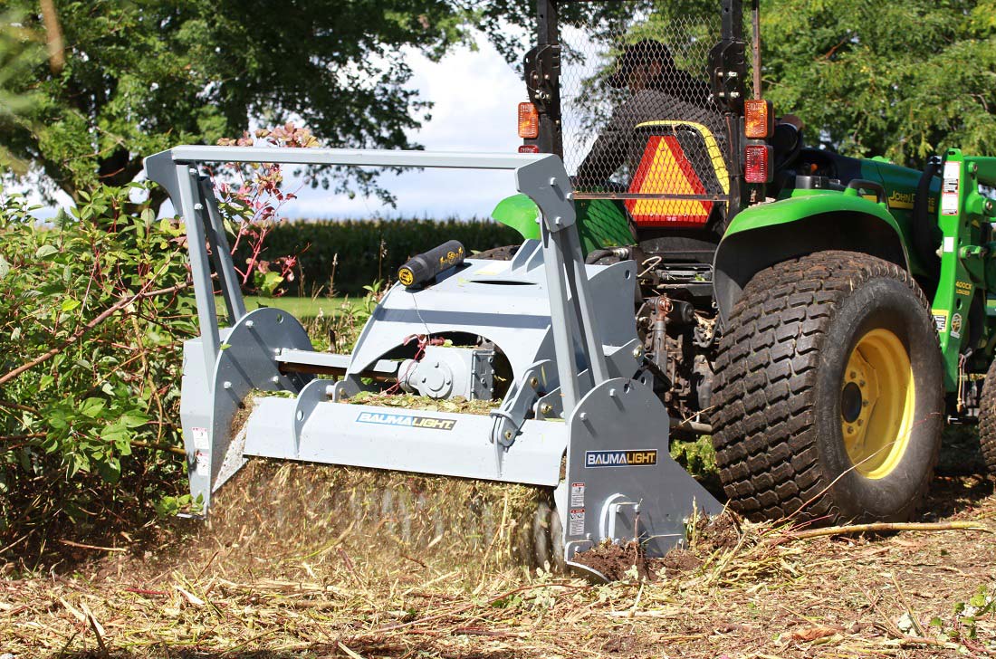 Vegetation management brush mulcher