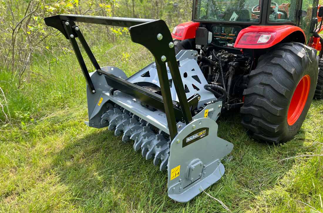 mp560 mulcher with spiral tool pattern