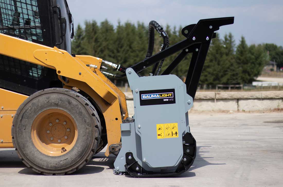 baumalight ms1472 brush mulcher for skidsteer