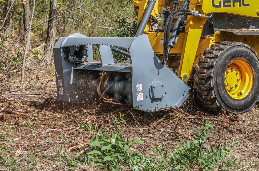 skid steer mulcher, mulcher skid steer, skid steer size chart