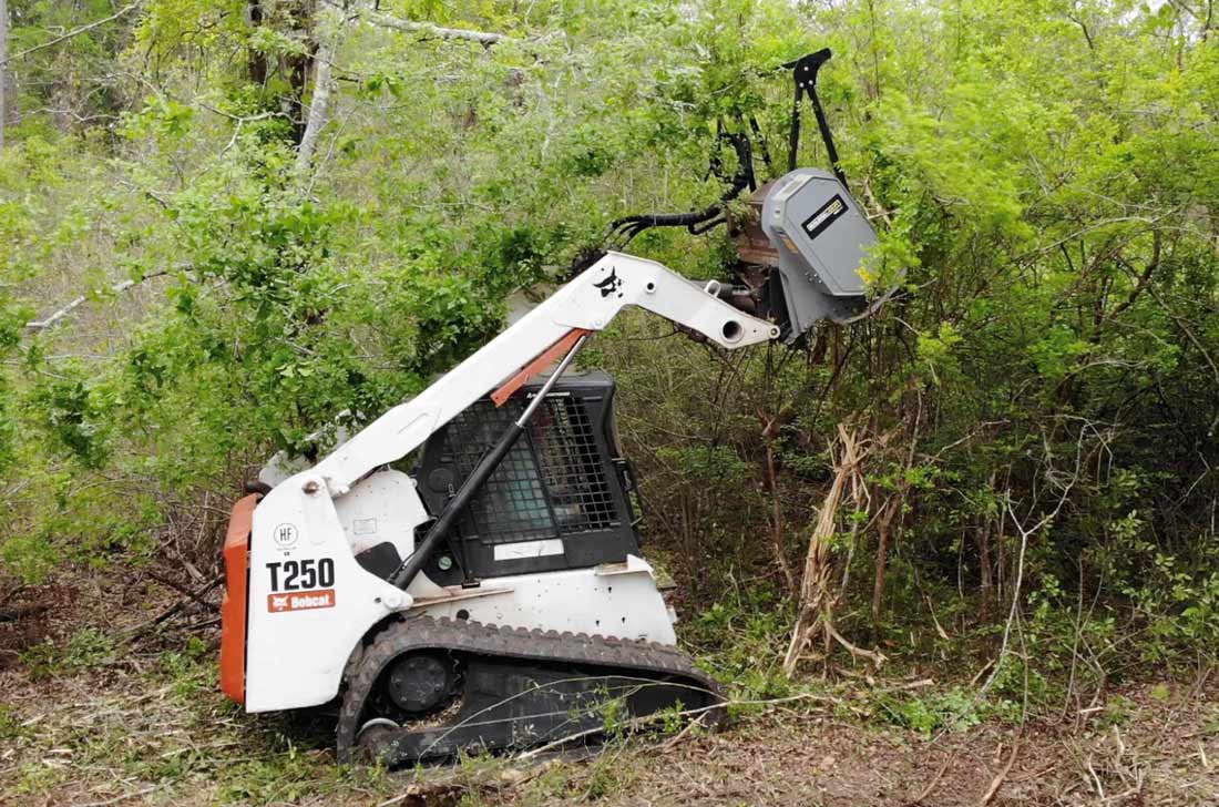 MS548 brush mucher on Bobcat T250