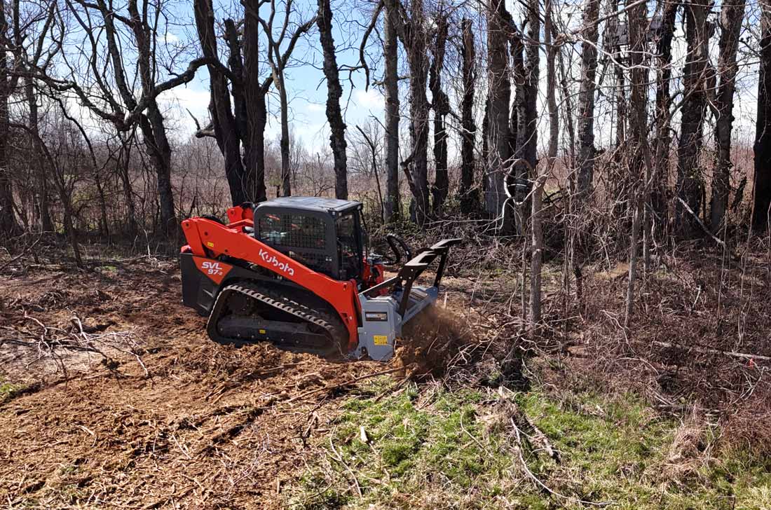 ms960 brush mulcher for vegetation management