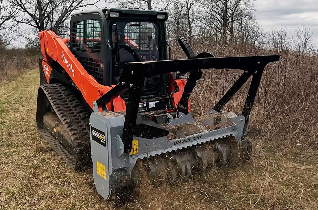 ms960 mulching lots of ground contact