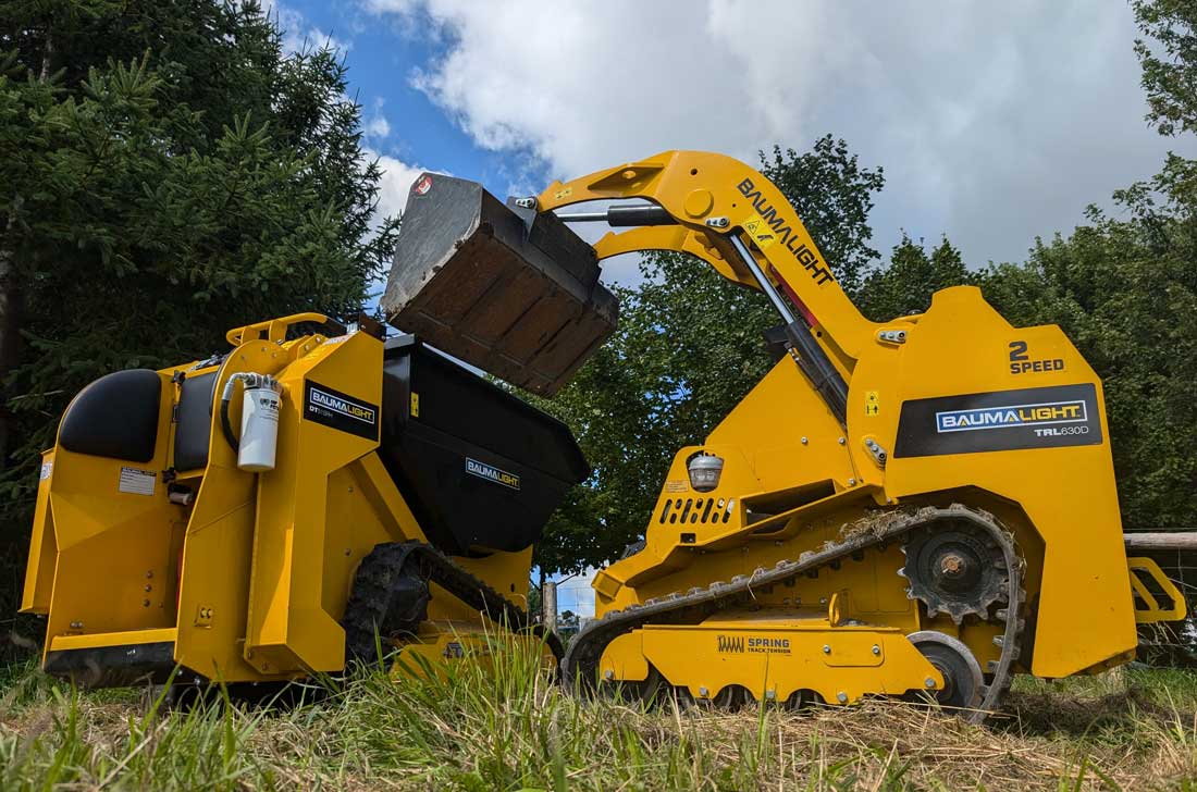 Baumalight dt515rh tracked mini dumper