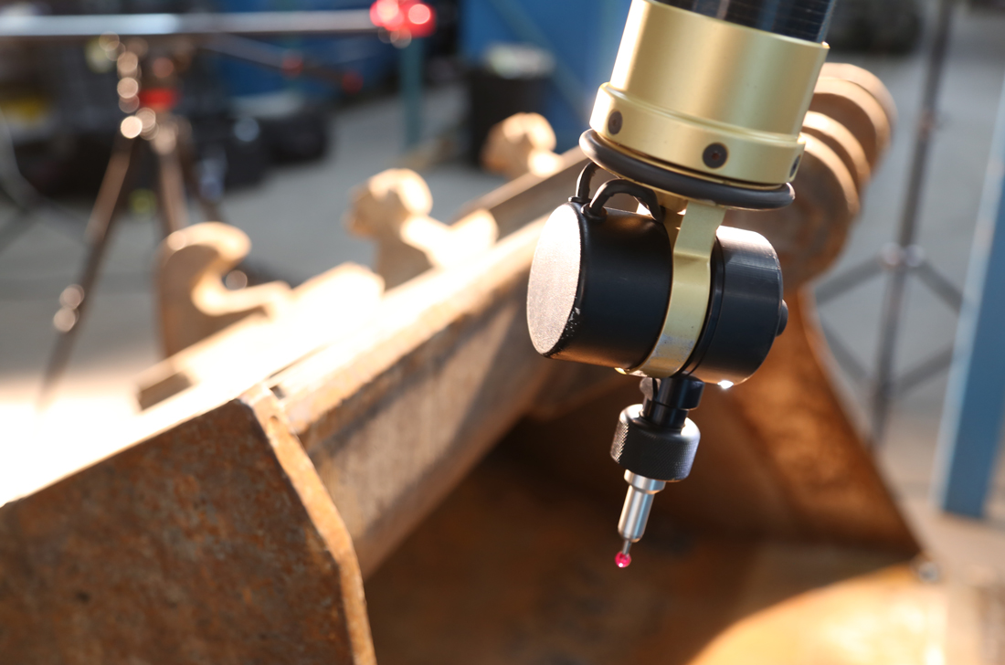 Inspection probe on coordinate measuring machine