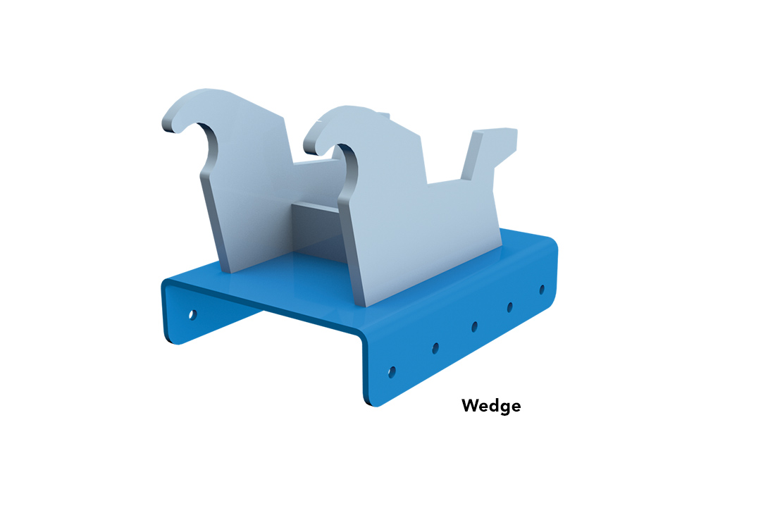 Turn key wedge