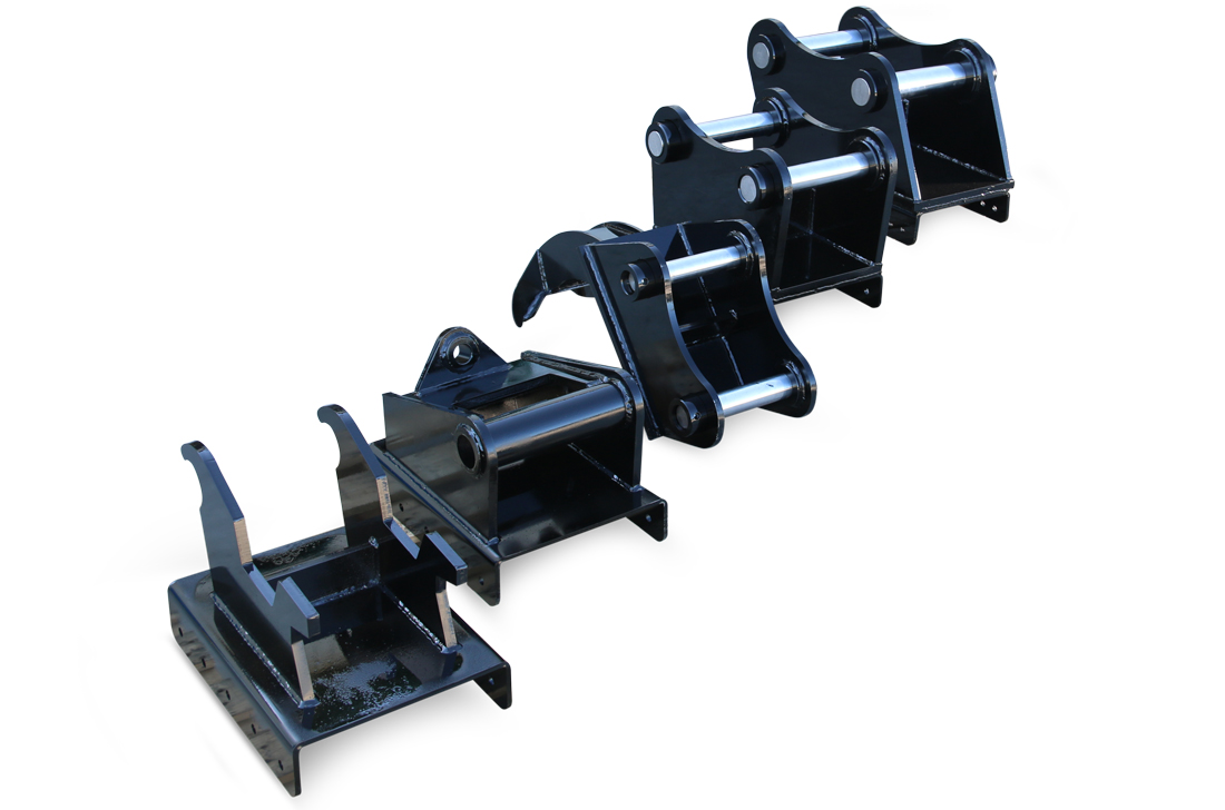 Turn key excavator custom mount