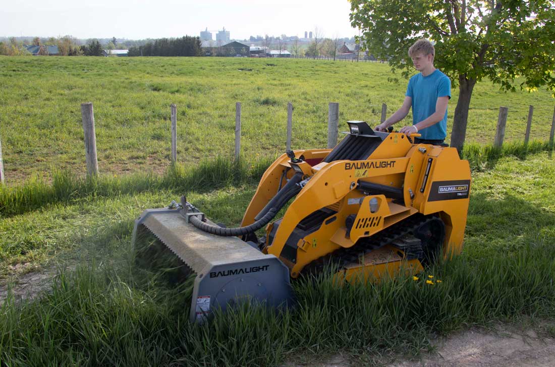 excavator flail mower, flail mower for excavator