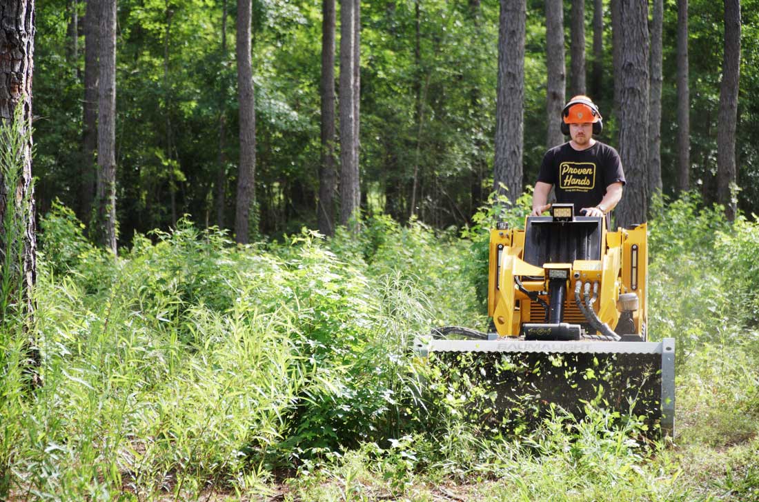 baumalight flail mower for maintaining land