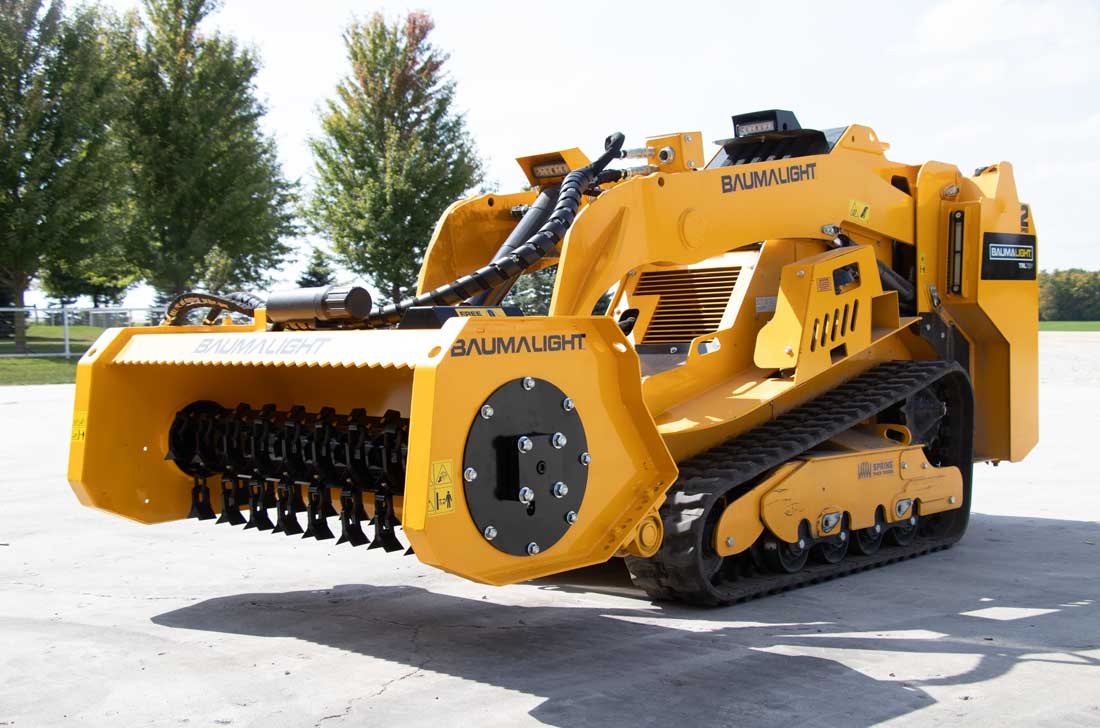 débroussailleuse à fléaux Baumalight jaune FMM148