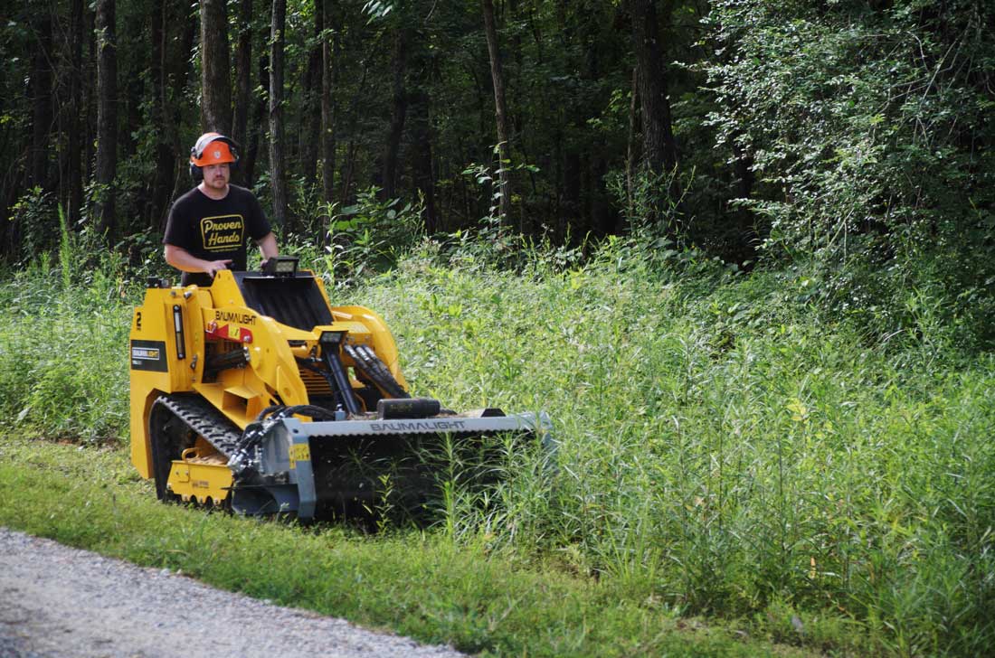 fmm148 clearing road side brushes
