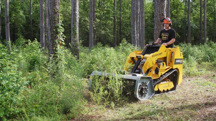 baumalight flail mower for maintaining land