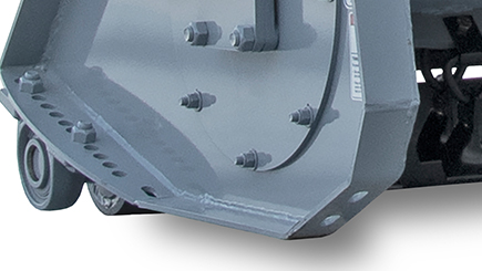 Integrated skid shoes Integrated skid shoes