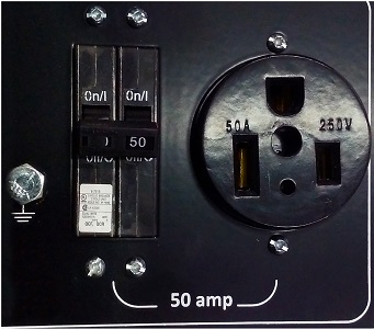 Baumalight tx 50 amp welder receptacle.