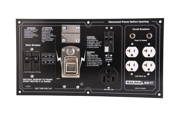 Baumalight QC19 generator panel