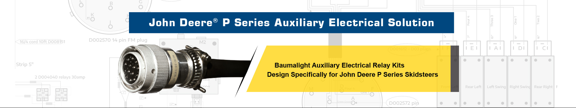 John Deere P Series Auxiliary Electrical Solution